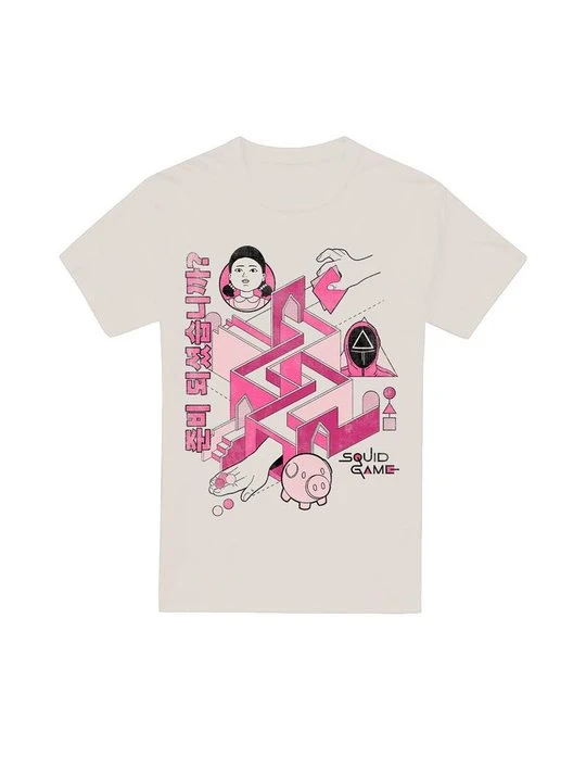 Zdjęcie produktu T-shirt z nadrukiem NETFLIX mleczny