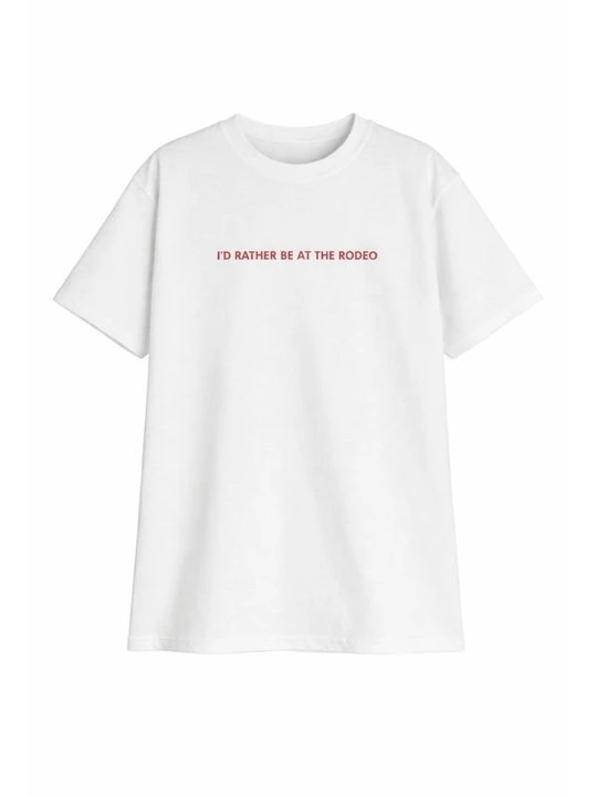 Zdjęcie produktu T-shirt z nadrukiem Never Fully Dressed biały