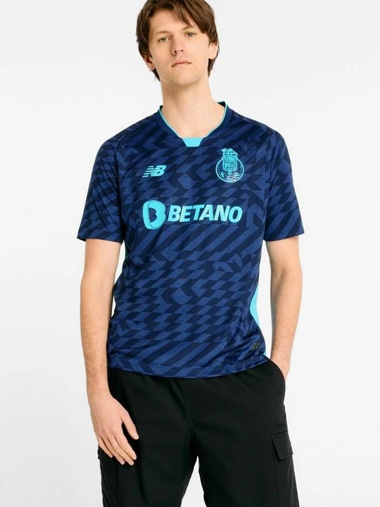 Zdjęcie produktu T-shirt z nadrukiem New Balance jasnoniebieski melanż