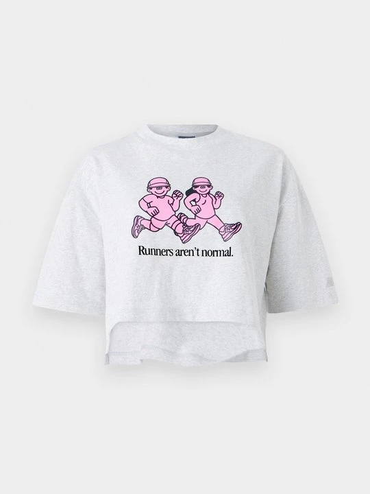 Zdjęcie produktu T-shirt z nadrukiem New Balance szary