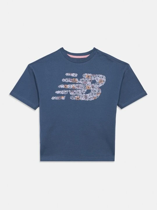 Zdjęcie produktu T-shirt z nadrukiem New Balance granatowy