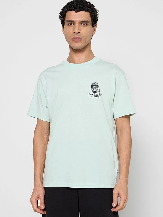 Zdjęcie produktu T-shirt z nadrukiem New Balance szary