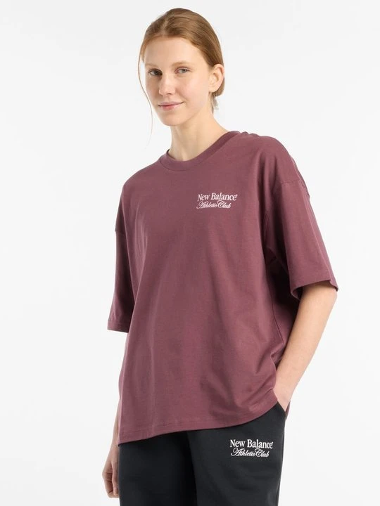 Zdjęcie produktu T-shirt z nadrukiem New Balance fioletowy