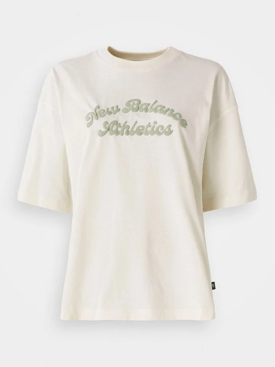 Zdjęcie produktu T-shirt z nadrukiem New Balance mleczny