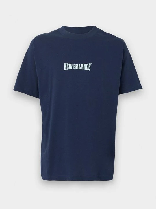 Zdjęcie produktu T-shirt z nadrukiem New Balance niebieski