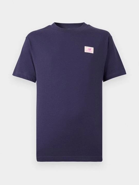 Zdjęcie produktu T-shirt z nadrukiem New Balance granatowy
