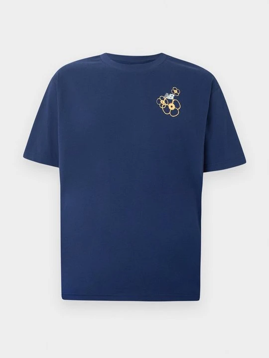Zdjęcie produktu T-shirt z nadrukiem New Balance niebieski