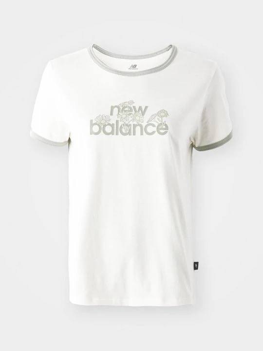Zdjęcie produktu T-shirt z nadrukiem New Balance mleczny
