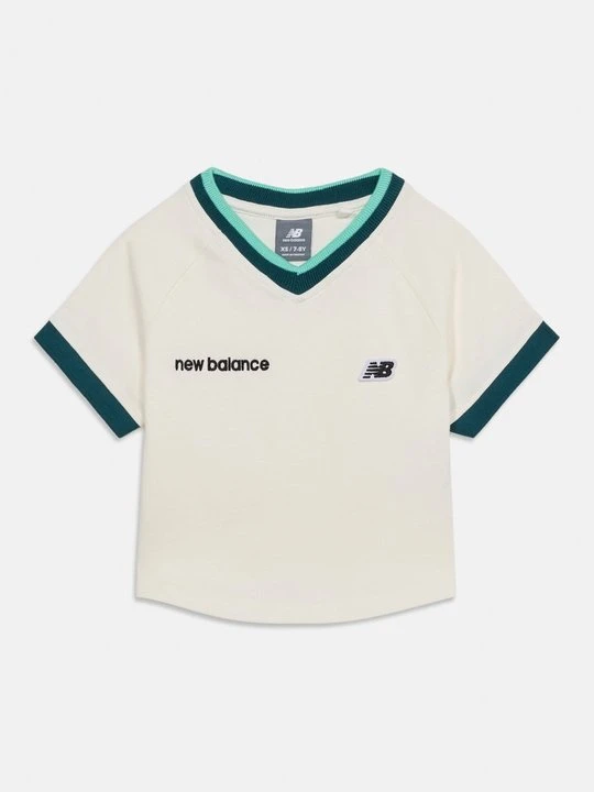 Zdjęcie produktu T-shirt z nadrukiem New Balance beżowy