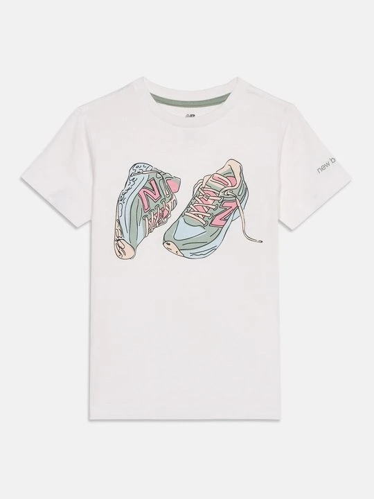 Zdjęcie produktu T-shirt z nadrukiem New Balance biały