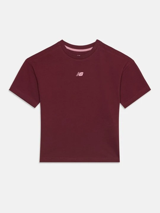 Zdjęcie produktu T-shirt z nadrukiem New Balance ciemnoczerwony