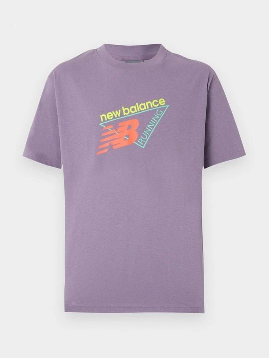 Zdjęcie produktu T-shirt z nadrukiem New Balance fioletowy