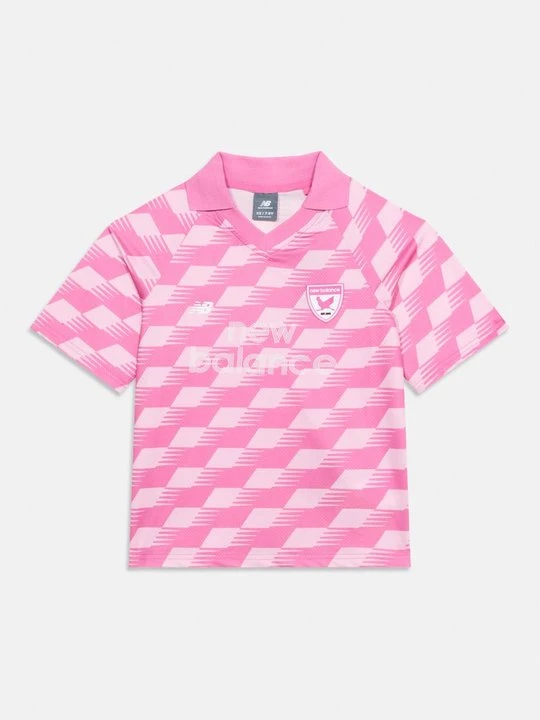 Zdjęcie produktu T-shirt z nadrukiem New Balance jasnoróżowy