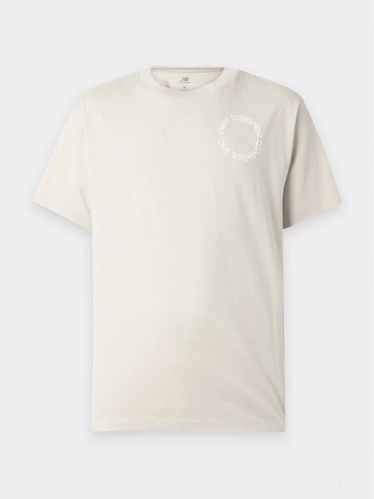 Zdjęcie produktu T-shirt z nadrukiem New Balance piaskowy