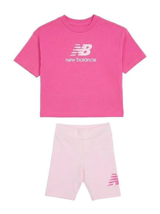 Zdjęcie produktu T-shirt z nadrukiem New Balance różowy