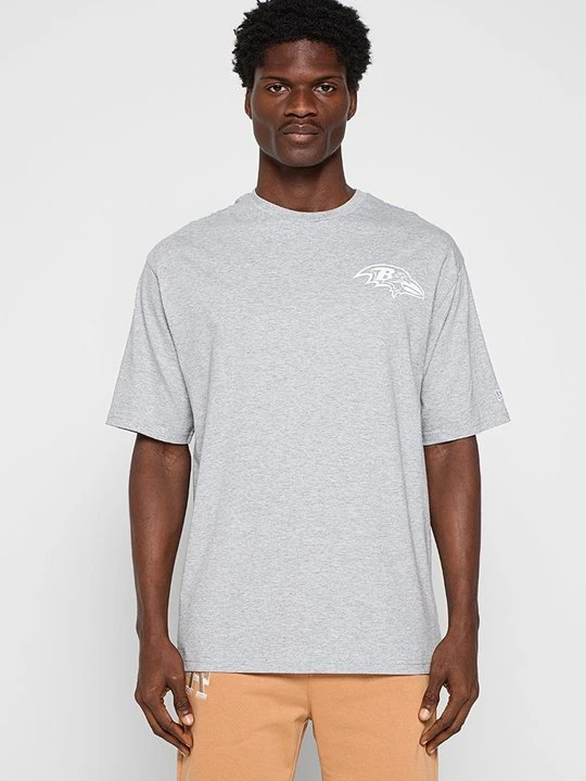 Zdjęcie produktu T-shirt z nadrukiem New Era szary