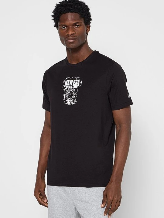 Zdjęcie produktu T-shirt z nadrukiem New Era czarny