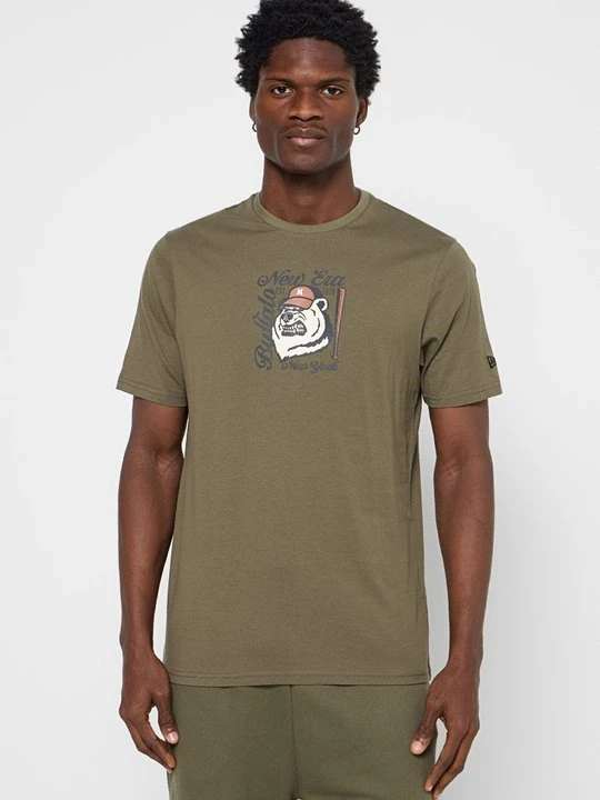 Zdjęcie produktu T-shirt z nadrukiem New Era zielony