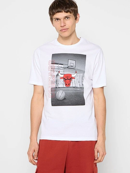 Zdjęcie produktu T-shirt z nadrukiem New Era biały