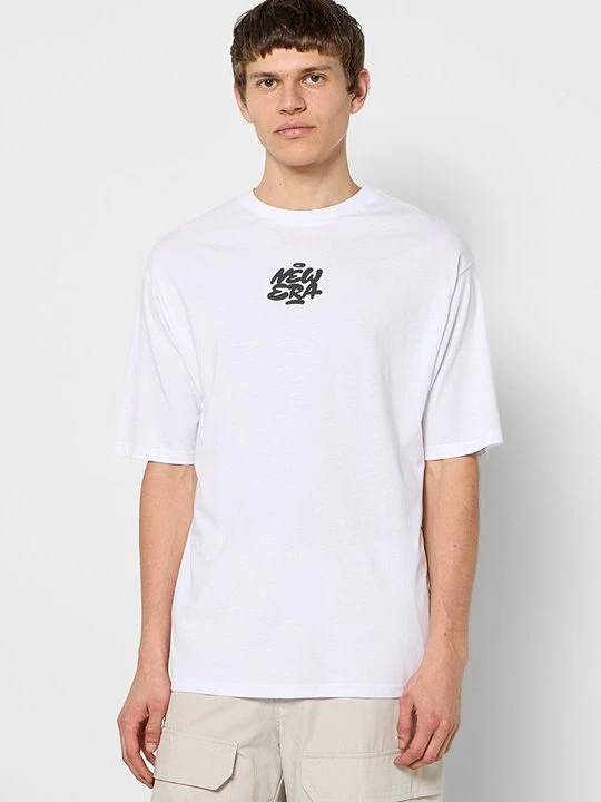 Zdjęcie produktu T-shirt z nadrukiem New Era biały