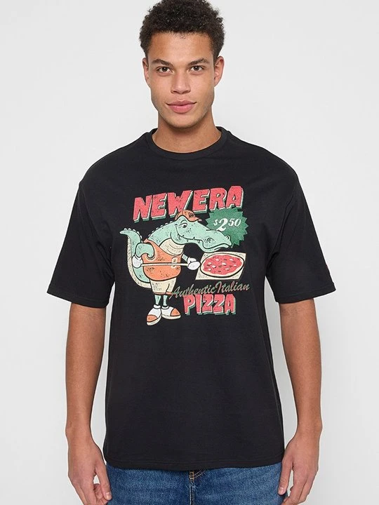 Zdjęcie produktu T-shirt z nadrukiem New Era czarny