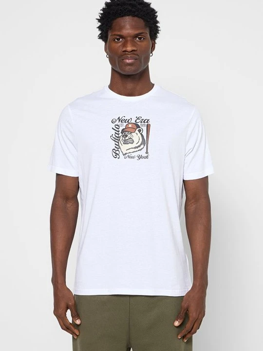Zdjęcie produktu T-shirt z nadrukiem New Era biały