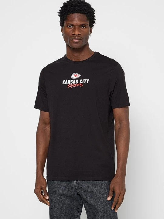 Zdjęcie produktu T-shirt z nadrukiem New Era czarny