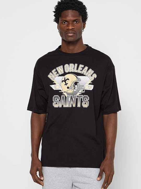 Zdjęcie produktu T-shirt z nadrukiem New Era czarny