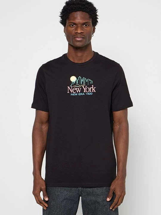 Zdjęcie produktu T-shirt z nadrukiem New Era czarny