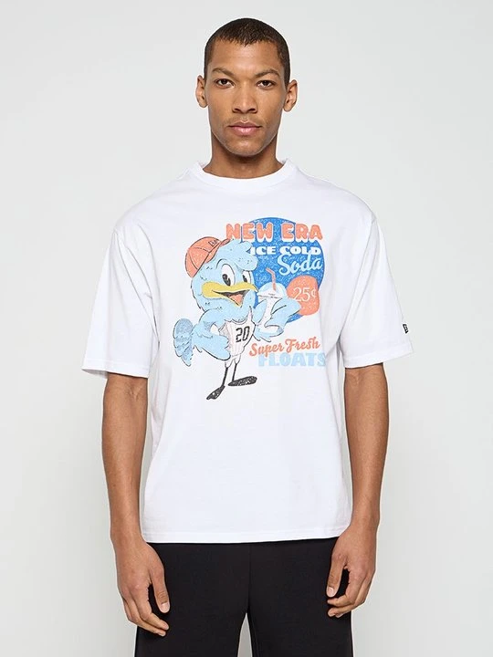 Zdjęcie produktu T-shirt z nadrukiem New Era biały