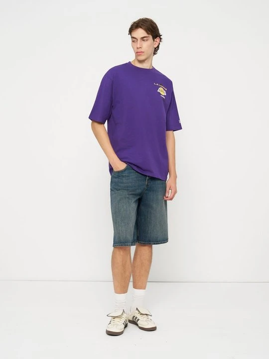 Zdjęcie produktu T-shirt z nadrukiem New Era fioletowy