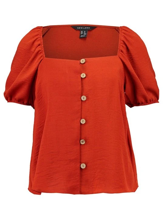 Zdjęcie produktu T-shirt z nadrukiem New Look pomarańczowy
