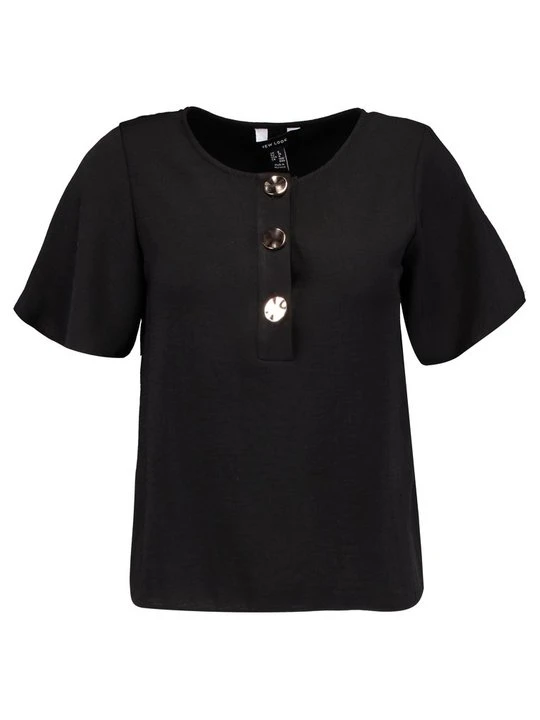 Zdjęcie produktu T-shirt z nadrukiem New Look czarny