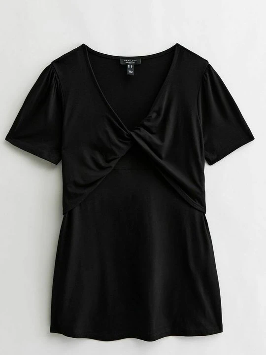Zdjęcie produktu T-shirt z nadrukiem New Look czarny