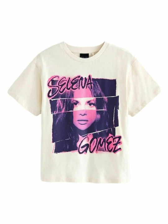 Zdjęcie produktu T-shirt z nadrukiem Next beżowy
