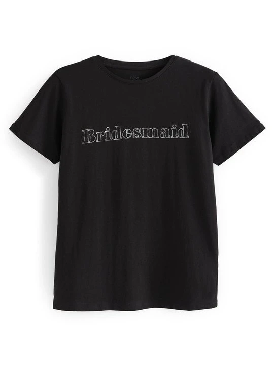 Zdjęcie produktu T-shirt z nadrukiem Next czarny