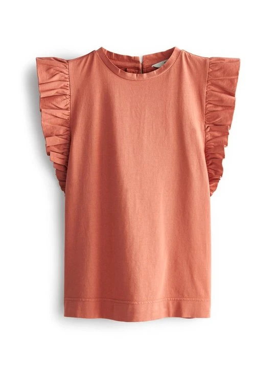 Zdjęcie produktu T-shirt z nadrukiem Next łososiowy