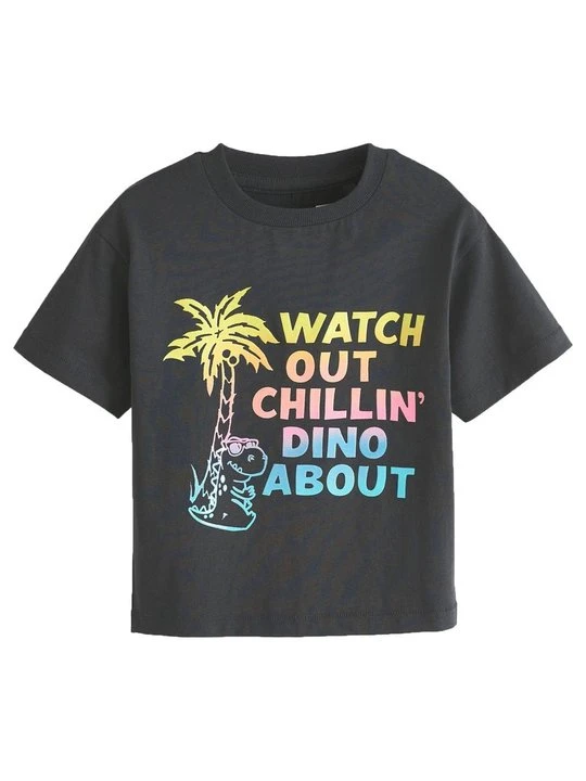 Zdjęcie produktu T-shirt z nadrukiem Next czarny