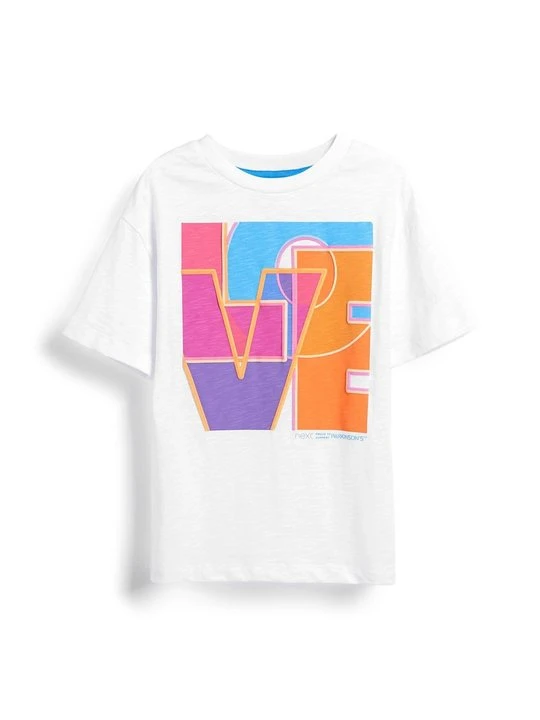 Zdjęcie produktu T-shirt z nadrukiem Next biały