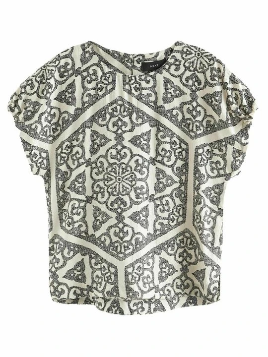 Zdjęcie produktu T-shirt z nadrukiem Next czarny