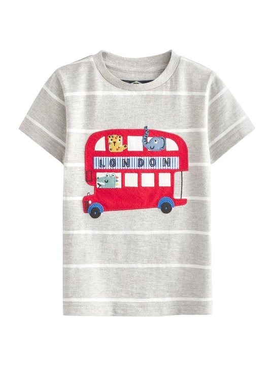 Zdjęcie produktu T-shirt z nadrukiem Next szary