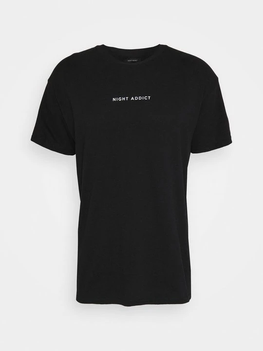 Zdjęcie produktu T-shirt z nadrukiem Night Addict czarny