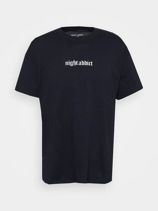 Zdjęcie produktu T-shirt z nadrukiem Night Addict czarny