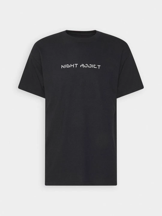 Zdjęcie produktu T-shirt z nadrukiem Night Addict czarny