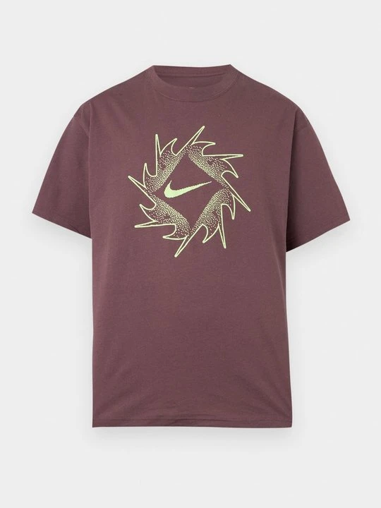 Zdjęcie produktu T-shirt z nadrukiem Nike ciemnobrązowy