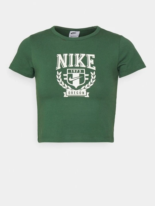 Zdjęcie produktu T-shirt z nadrukiem Nike ciemnozielony