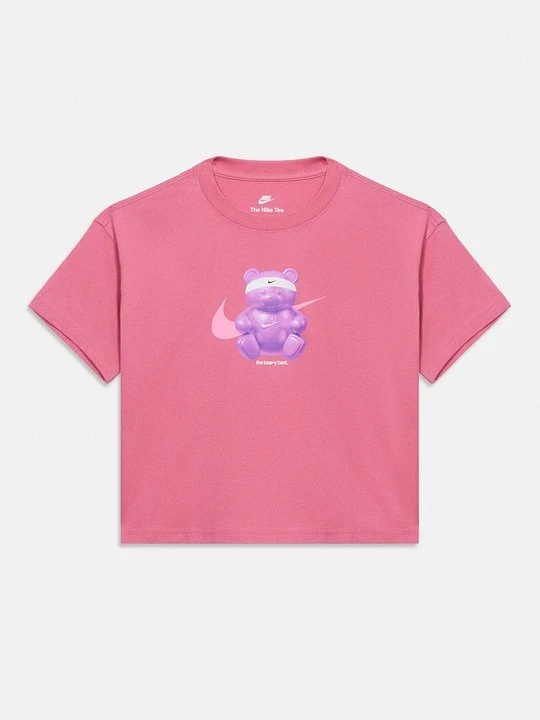 Zdjęcie produktu T-shirt z nadrukiem Nike jasnoróżowy