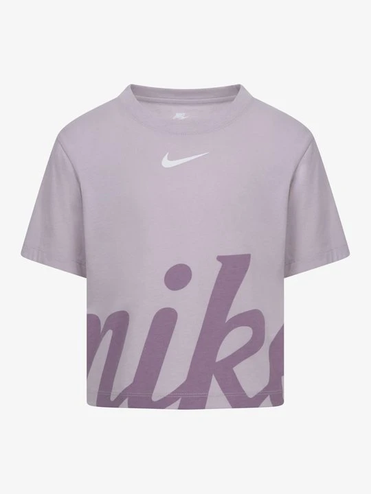 Zdjęcie produktu T-shirt z nadrukiem Nike liliowy melanż