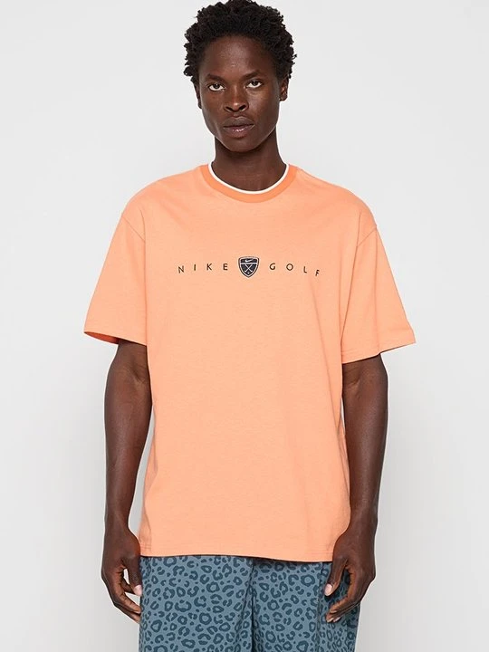 Zdjęcie produktu T-shirt z nadrukiem Nike pomarańczowy