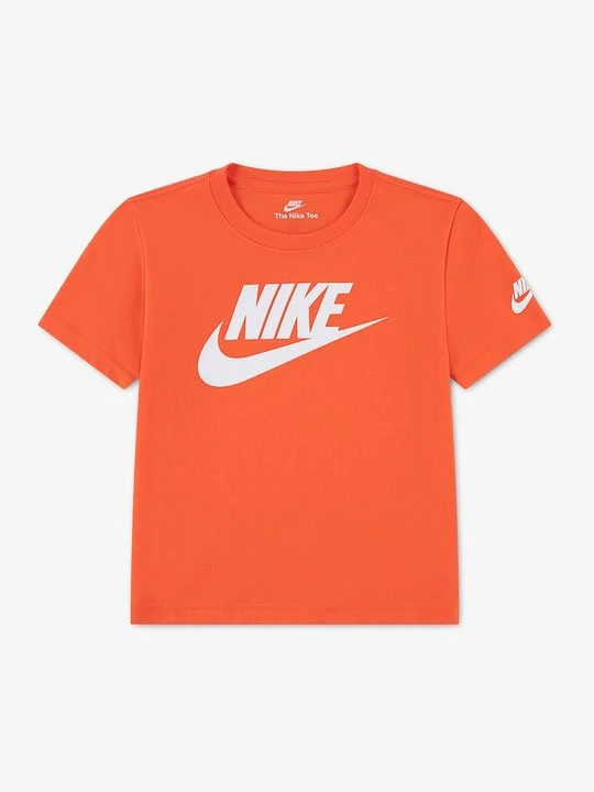 Zdjęcie produktu T-shirt z nadrukiem Nike pomarańczowy